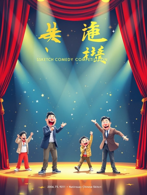 一年一度喜剧大赛 - 热播综艺节目海报 一年一度喜剧大赛 综艺海报